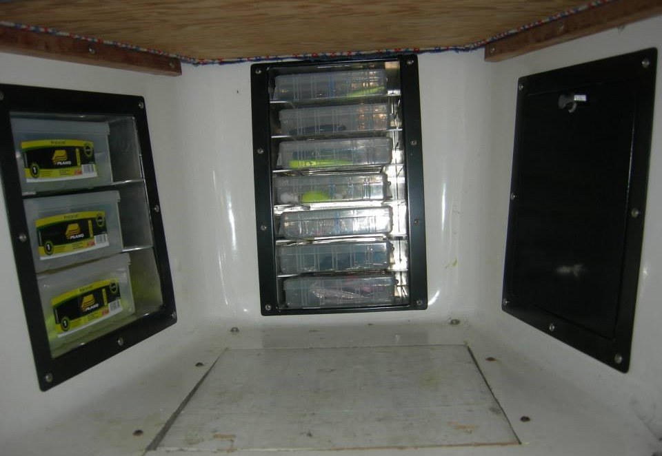 Custom storage and shelf panels